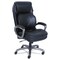 SertaPedic Supports Up to 400 lbs. 19 in. to 22 in. Seat Height Cosset Big and Tall Executive Chair - Black Seat/Back, Slate Base